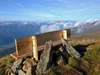 am Dachskofel hinten rechts die Lienzer Dolomiten