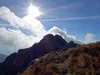 vom Dachskofel Aufstieg Richtung Mokarspitze hinten Bildmitte