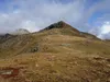 Abstieg von der Mokarspitze Richtung Griebitschalm Blick zurück auf die Mokarspitze