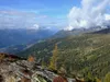 Abstieg von der Mokarspitze Richtung Griebitschalm Blick Richtung Westen