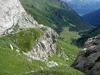 vom Hochweißsteinhaus Richtung Hochalpljoch Blick zurück re unten Ingridhütte