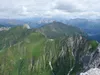 Blick vom Gipfel Monte Peralba Richtung Norden rechts Weißsteinspitzen