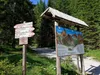 von der Talschlusshütte Richtung Zsigmondy-Hütte bei Weggabelung