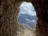 von Büllelejochhütte Richtung Oberbachernspitze durch Kriegskaverne