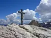 Gipfel Oberbachernspitze hinten Gipfel Einserkofel