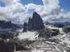 Blick vom Gipfel Oberbachernspitze Richtung SSO Mitte Zwölferkofel