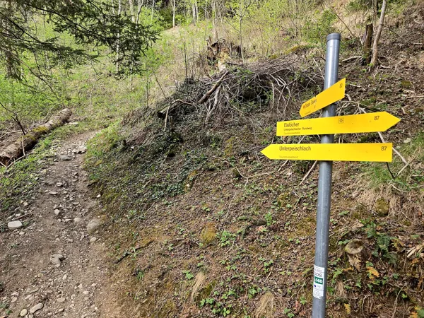 Aufstieg zum Oblasser Stausee