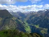 von Nürnitzalm Aufstieg zum Ochsenbug Blick in das Taürntal