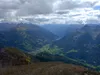 Blick vom Gipfel Ochsenbug Richtung SSO hinten Mitte die Lienzer Dolomiten