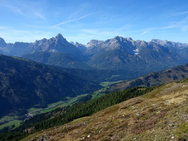 Gipfel Parggenspitze Blick Richung