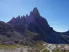 bei der Drei Zinnen Hütte Blick Richtung Paternkofel