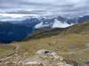 Blick vom Gipfel Marchkinkele Richtung Süden hinten die Sextner Dolomiten