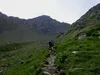 von Obstanser Seehütte zur Pfannspitze Bildmitte