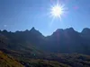 von Oberarnalm Richtung Gipfel Regenstein Blick Richtung Arnhoerner