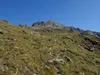 von Oberarnalm Richtung Gipfel Regenstein in der-Bildmitte