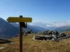 von Oberarnalm Richtung Gipfel Regenstein hinten die Sextner Dolomiten