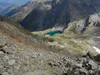 von Oberarnalm Richtung Gipfel Regenstein Blick auf Geigensee