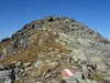 ueber den Gipfelgrat zum Gipfel Regenstein