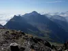 Blick vom Gipfel Regenstein Richtung SSO in der Mitte der Goelbner