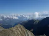 Blick vom Gipfel Regenstein Richtung NO hinten der Groszglockner