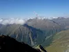 Blick vom Gipfel Regenstein Richtung Westen in der Mitte die Hochgrabe