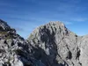 vom Alplspitz Aufstieg Richtung Reißkofel am Gipfelgrat Blick Richtung weiterer Aufstieg