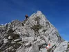 vom Alplspitz Aufstieg Richtung Reißkofel über den Gipfelgrat