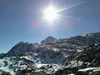 vom Schwarzsee bis zur Riepenspitze Gipfel in der Mitte