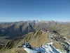 Blick vom Gipfel Riepenspitze Richtung NW in der Mitte hinten der Hochgall