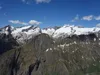 Aufstieg zum Gipfel Rote Säule Blick Richtung Malhamspitze