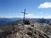 Ankunft am Gipfel Rote Spitze