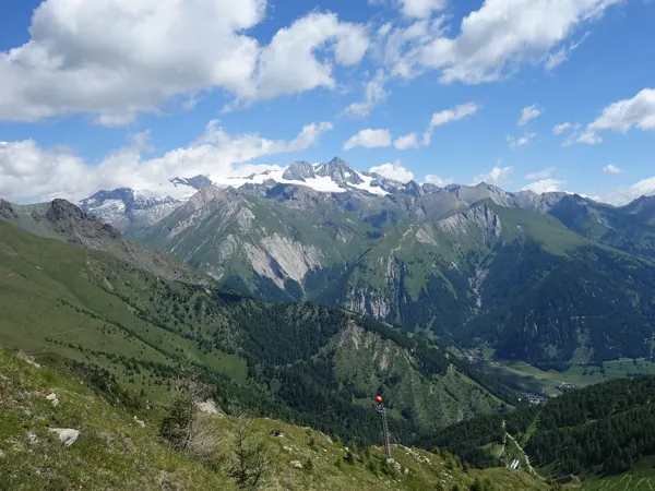 Aufstieg zum Rotenkogel Blick Richtung Großglockner