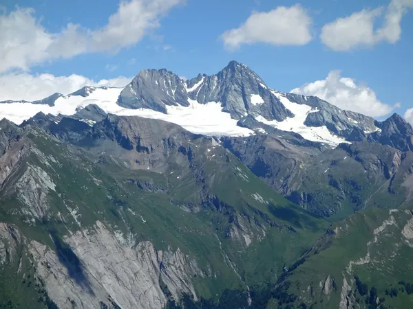 Aufstieg zum Rotenkogel Blick Richtung Großglockner Zoom