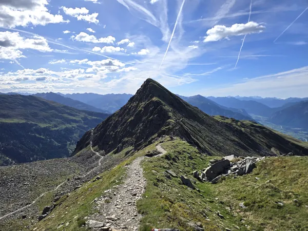 vom Goiselemandl zum östlichen Sattelkopf Blick zurück