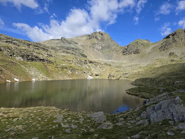 vom Goiselemandl zum östlichen Sattelkopf bei den Neualplseen hinten Schleinitz