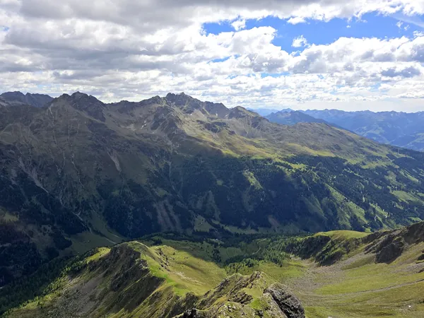 Gipfel Östlicher Sattelkopf Blick Richtung Osten