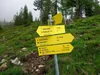 von Ochsnerhütte Aufstieg Richtung Gipfel Scharnik