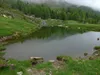 von Ochsnerhütte Aufstieg Richtung Gipfel Scharnik beim Leppner Knappensee