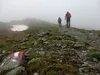 von Ochsnerhütte Aufstieg Richtung Gipfel Scharnik