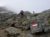 von Ochsnerhütte Aufstieg Richtung Gipfel Scharnik