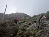 von Ochsnerhütte Aufstieg Richtung Gipfel Scharnik
