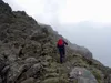 von Ochsnerhütte Aufstieg Richtung Gipfel Scharnik