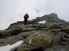 von Ochsnerhütte Aufstieg Richtung Gipfel Scharnik