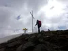 Ankunft am Gipfel Scharnik