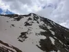 Abstieg vom Gursgentörl Richtung Weneberger Alm Blick zurück auf den Gipfel Scharnik