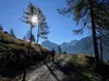 vom Hof Rubisoi Richtung Lesachriegelhütte hinten Mitte re der Hochschober