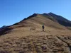 von Lesachriegelhütte Richtung Schönleitenspitze hinten rechts