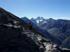 von Lesachriegelhütte Richtung Schönleitenspitze hinten der Hochschober