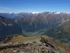 Blick vom Gipfel Schönleitenspitze Richtung NW hinten Mitte der Großvenediger