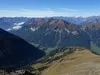 Blick vom Gipfel Schönleitenspitze Richtung Westen vorne Mitte der Rotenkogel